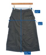 PRADA（プラダ）ひざ丈スカート 黒 サイズ:36(XS位) レディース/2200617230090