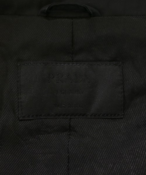 PRADA（プラダ）ピーコート 黒 サイズ:M メンズ/2200618180011