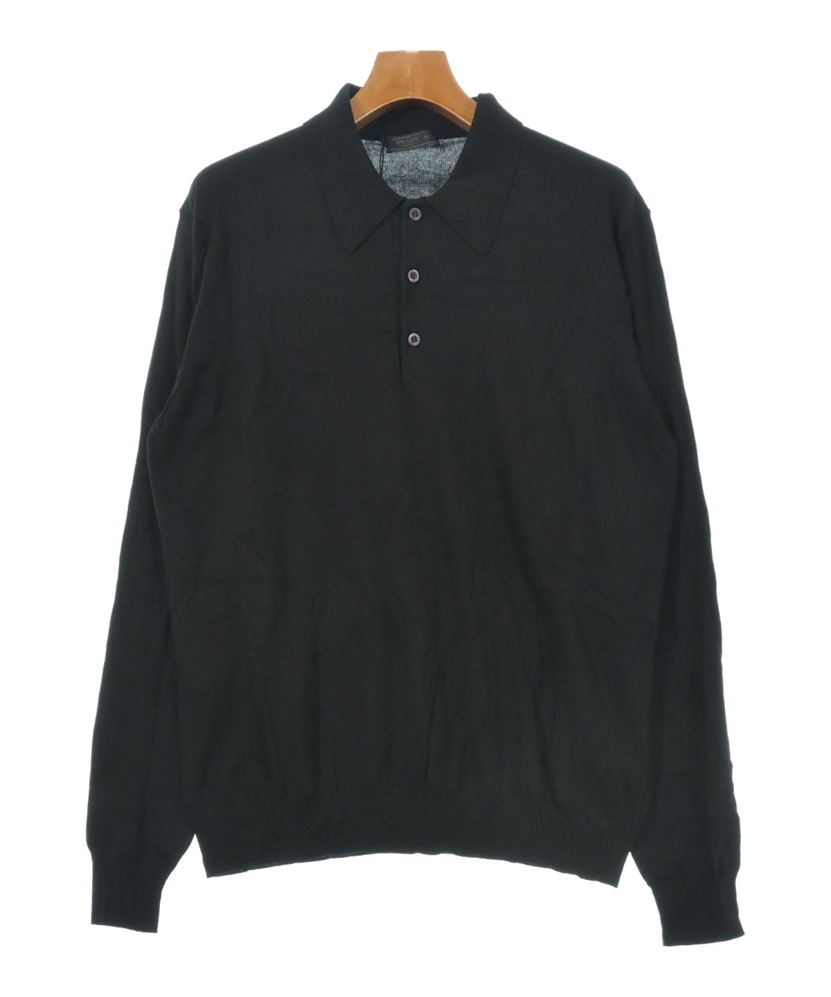 PRADA（プラダ）ニット・セーター 黒 サイズ:50(XL位) メンズ