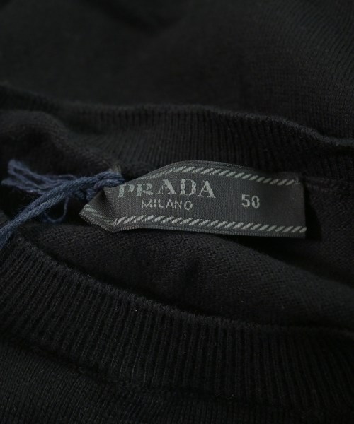 PRADA（プラダ）ニット・セーター 黒 サイズ:50(XL位) メンズ/2200618726042