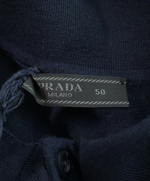 PRADA（プラダ）ニット・セーター 紺 サイズ:50(XL位) メンズ/2200618726059