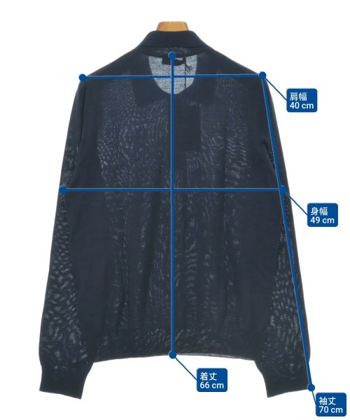 PRADA（プラダ）ニット・セーター 紺 サイズ:50(XL位) メンズ/2200618726059