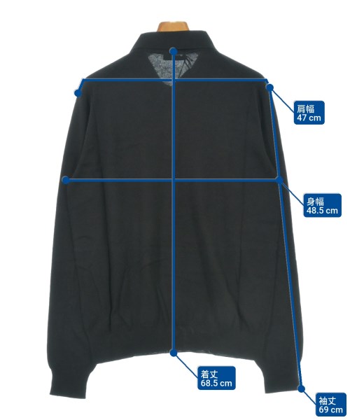 PRADA（プラダ）ニット・セーター 黒 サイズ:50(XL位) メンズ/2200618726066