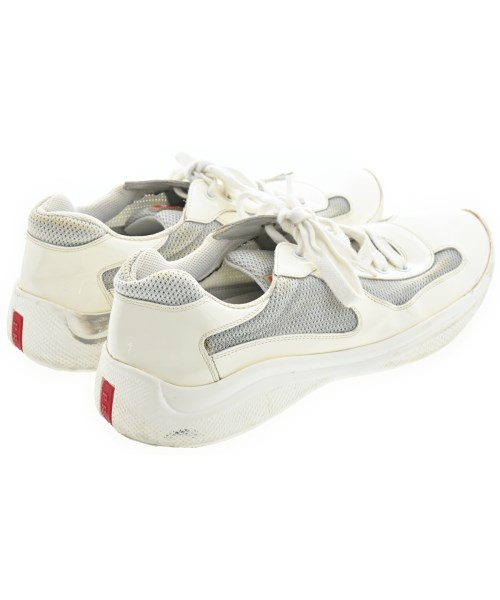 PRADA（プラダ）スニーカー 白 サイズ:UK8 1/2(27cm位) メンズ/2200618782178