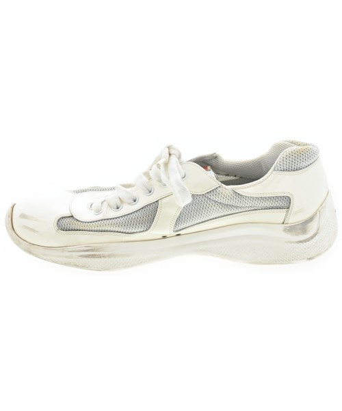 PRADA（プラダ）スニーカー 白 サイズ:UK8 1/2(27cm位) メンズ/2200618782178