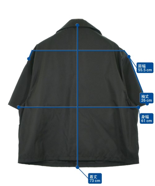 PRADA（プラダ）カジュアルシャツ 黒 サイズ:L メンズ/2200618826018