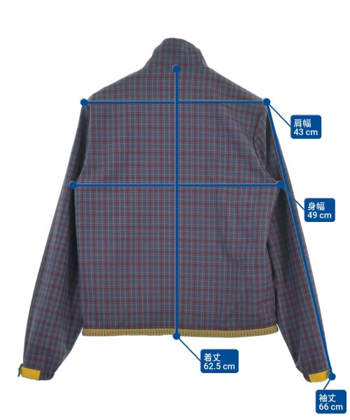 PRADA（プラダ）ブルゾン 青 サイズ:44(S位) メンズ/2200619452018