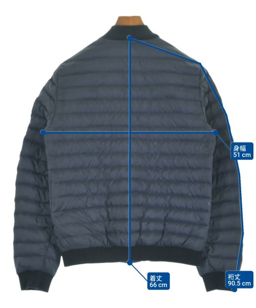 PRADA（プラダ）ダウンジャケット/ダウンベスト 紺 サイズ:44(S位) メンズ/2200619452025