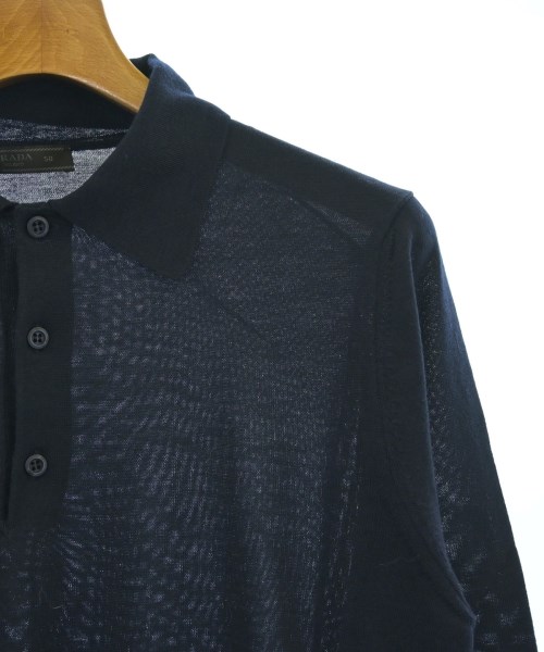 PRADA（プラダ）ニット・セーター 紺 サイズ:50(XL位) メンズ/2200619718046