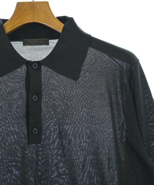 PRADA（プラダ）ニット・セーター 黒 サイズ:50(XL位) メンズ/2200619718053