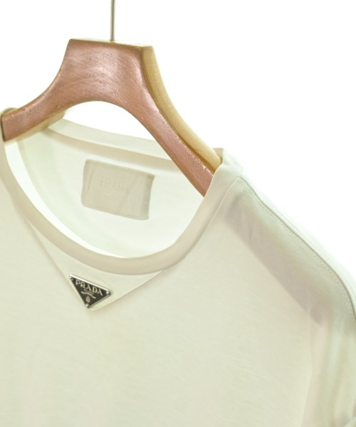 PRADA（プラダ）Tシャツ・カットソー 白 サイズ:L メンズ/2200620487023