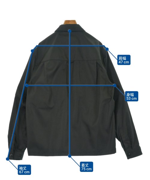 PRADA（プラダ）カジュアルシャツ 黒 サイズ:M メンズ/2200620487047