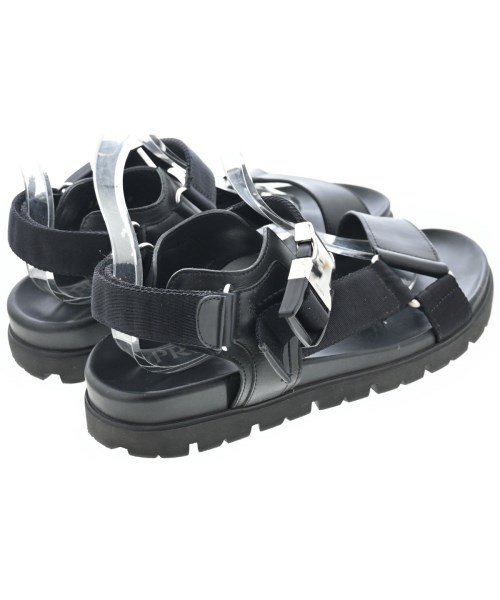 PRADA（プラダ）サンダル 黒 サイズ:6(26.5cm位) メンズ/2200620603010