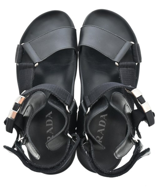 PRADA（プラダ）サンダル 黒 サイズ:6(26.5cm位) メンズ/2200620603010