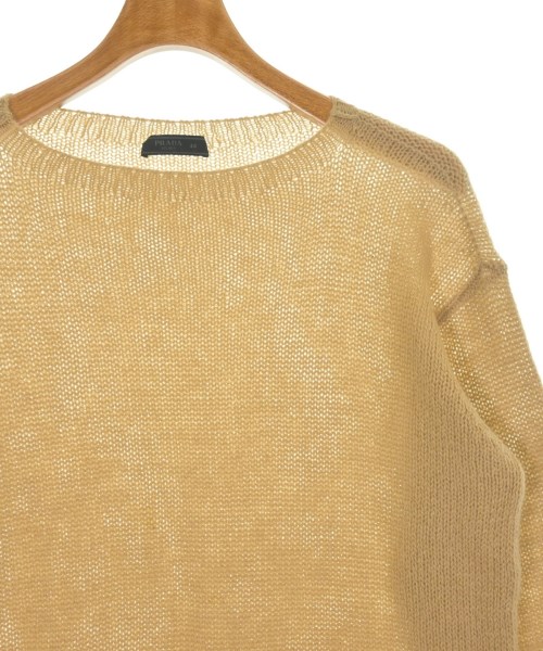 PRADA（プラダ）ニット・セーター ベージュ サイズ:48(L位) メンズ/2200610683022