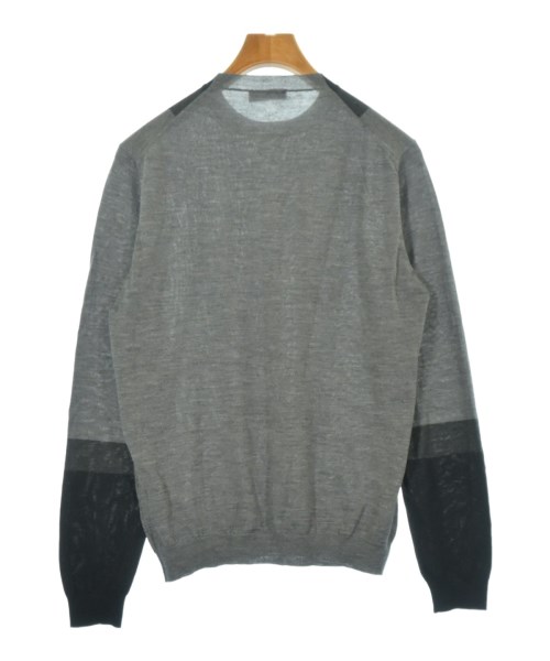 PRADA（プラダ）ニット・セーター グレー サイズ:48(L位) メンズ/2200610683039