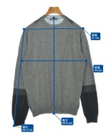 PRADA（プラダ）ニット・セーター グレー サイズ:48(L位) メンズ/2200610683039