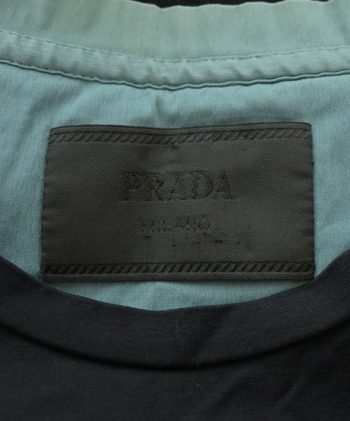 PRADA（プラダ）Tシャツ・カットソー 黒 サイズ:M メンズ/2200610683145
