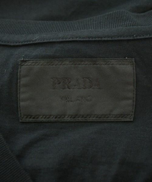 PRADA（プラダ）Tシャツ・カットソー 黒 サイズ:M メンズ/2200610683169