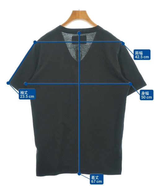 PRADA（プラダ）Tシャツ・カットソー 黒 サイズ:M メンズ/2200610683169