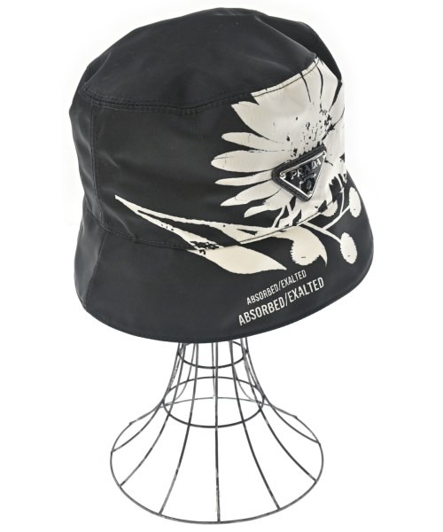 PRADA（プラダ）ハット 黒 サイズ:M メンズ/2200620841078