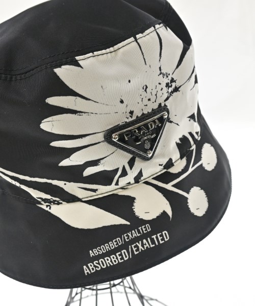 PRADA（プラダ）ハット 黒 サイズ:M メンズ/2200620841078