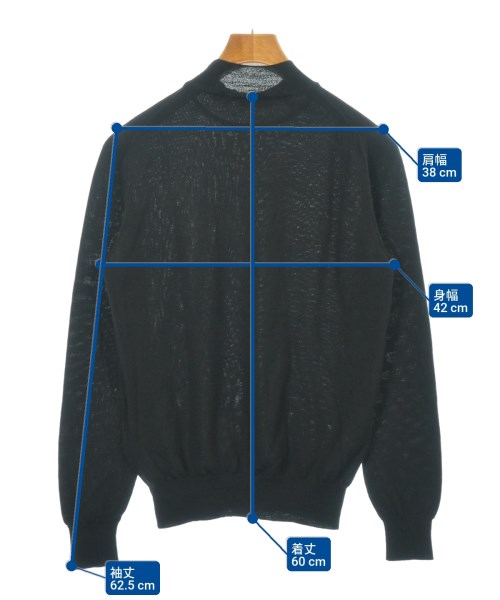 PRADA（プラダ）ニット・セーター 黒 サイズ:46(M位) メンズ/2200620951678