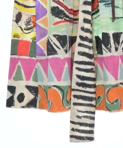 PRADA（プラダ）ひざ丈スカート 白 サイズ:44(XL位) レディース/2200620951777