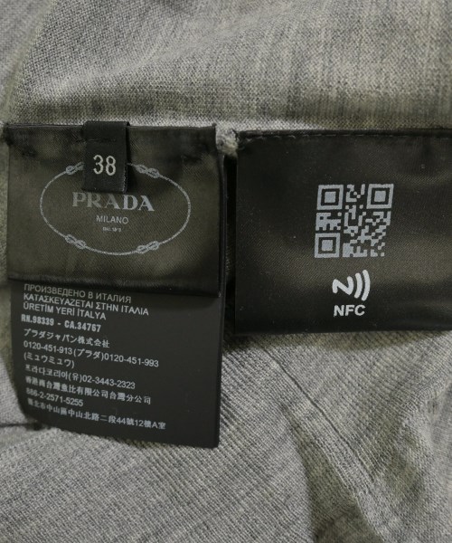 PRADA（プラダ）ニット・セーター グレー サイズ:38(S位) レディース/2200621064025