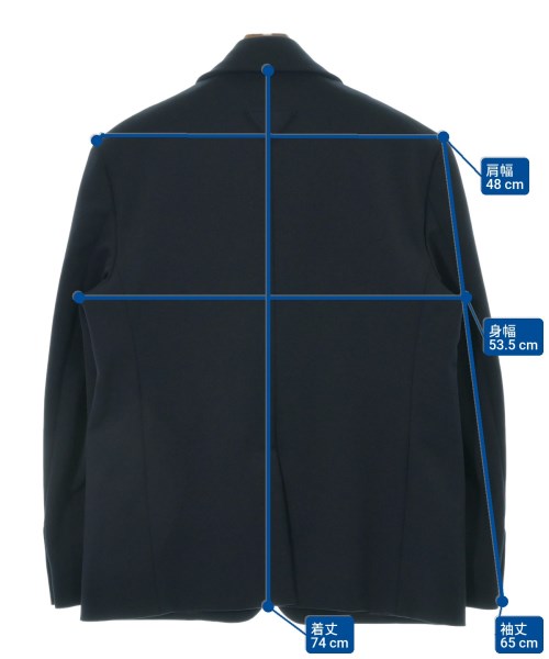 PRADA（プラダ）テーラードジャケット 紺 サイズ:48(L位) メンズ/2200621337013