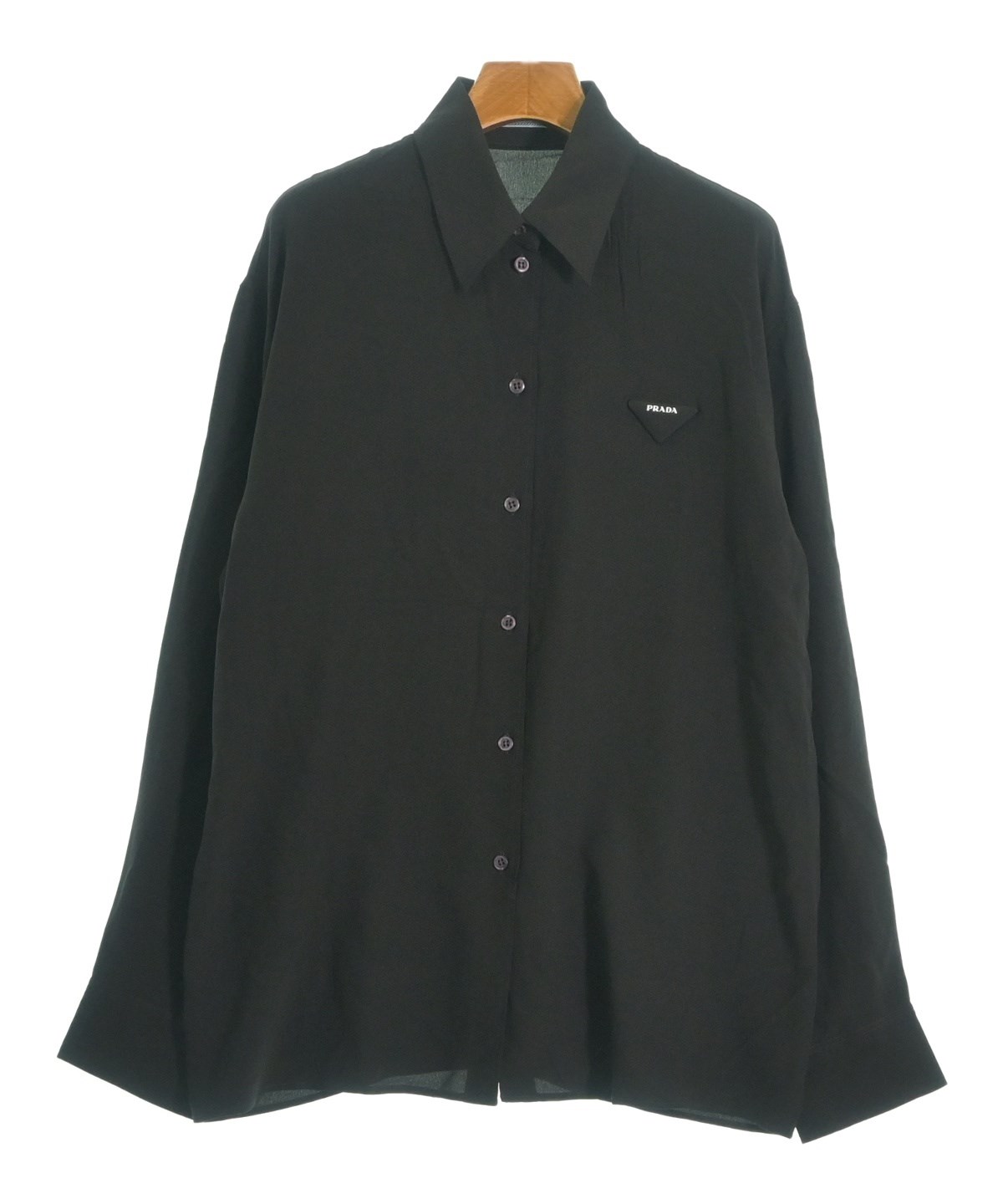 【PRADA】サイズ38 トップス　黒 PRADA（プラダ）ブラウス 黒 サイズ:42(M位) レディース