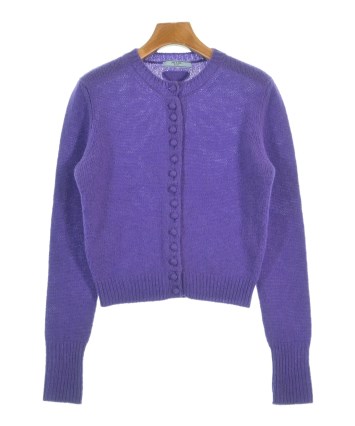 PRADA（プラダ）カーディガン 紫 サイズ:-(M位) レディース
