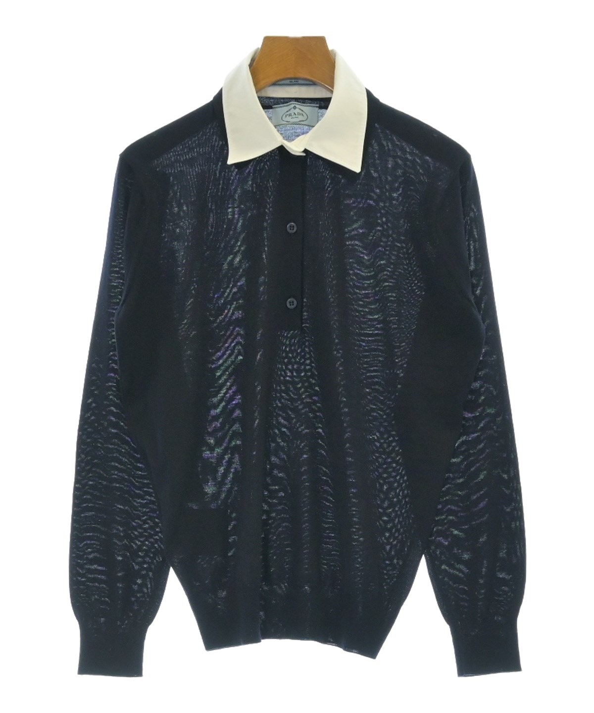 PRADA（プラダ）ニット・セーター 紺 サイズ:36(XS位) レディース