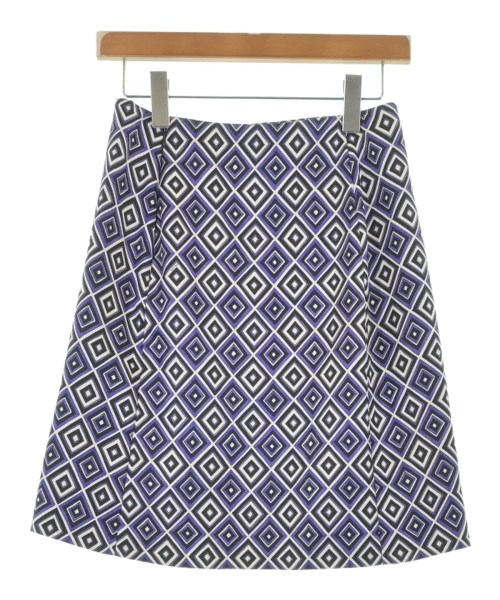 PRADA（プラダ）ひざ丈スカート 紫 サイズ:38(S位) レディース/2200602612085