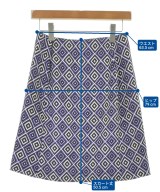 PRADA（プラダ）ひざ丈スカート 紫 サイズ:38(S位) レディース/2200602612085