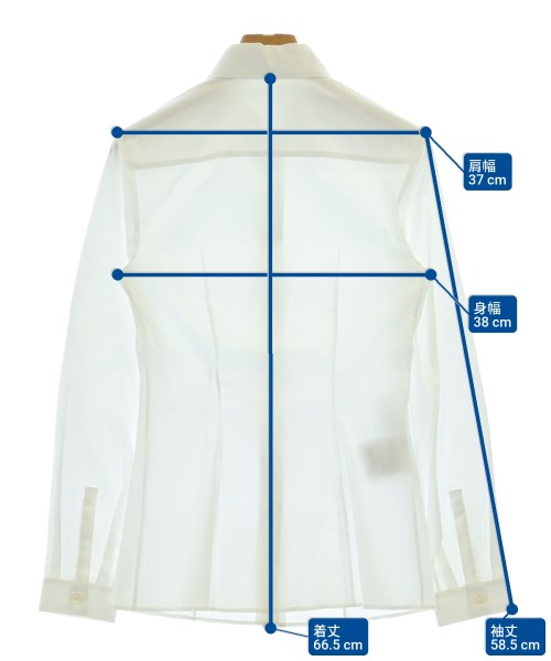 PRADA（プラダ）ブラウス 白 サイズ:36(XS位) レディース/2200606476027