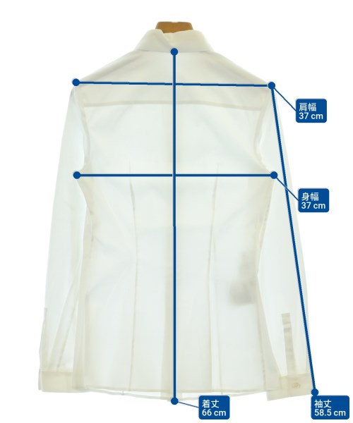 PRADA（プラダ）ブラウス 白 サイズ:36(XS位) レディース/2200606476034