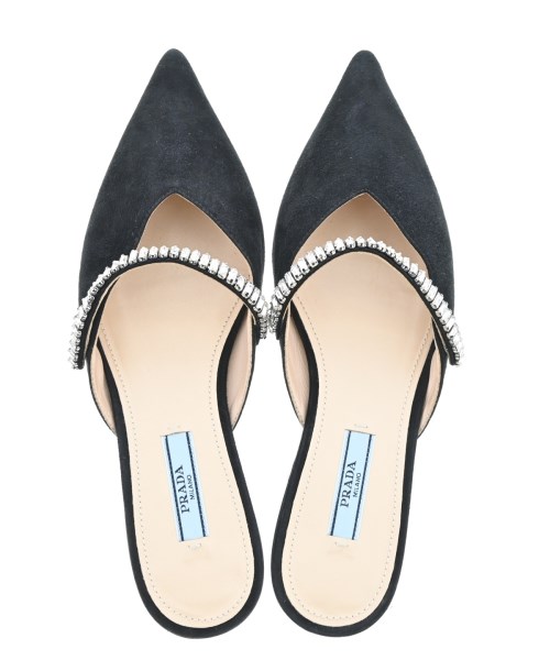 PRADA（プラダ）サンダル 黒 サイズ:EU35 1/2(22cm位) レディース/2200607208245