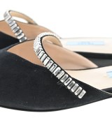 PRADA（プラダ）サンダル 黒 サイズ:EU35 1/2(22cm位) レディース/2200607208245