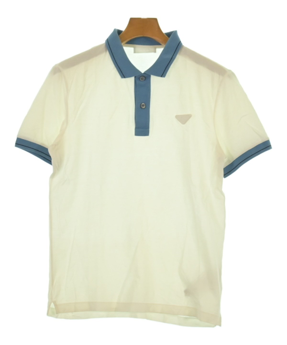 Prada ポロシャツ s PRADA（プラダ）ポロシャツ 白 サイズ:S メンズ/2200609441053 |【公式