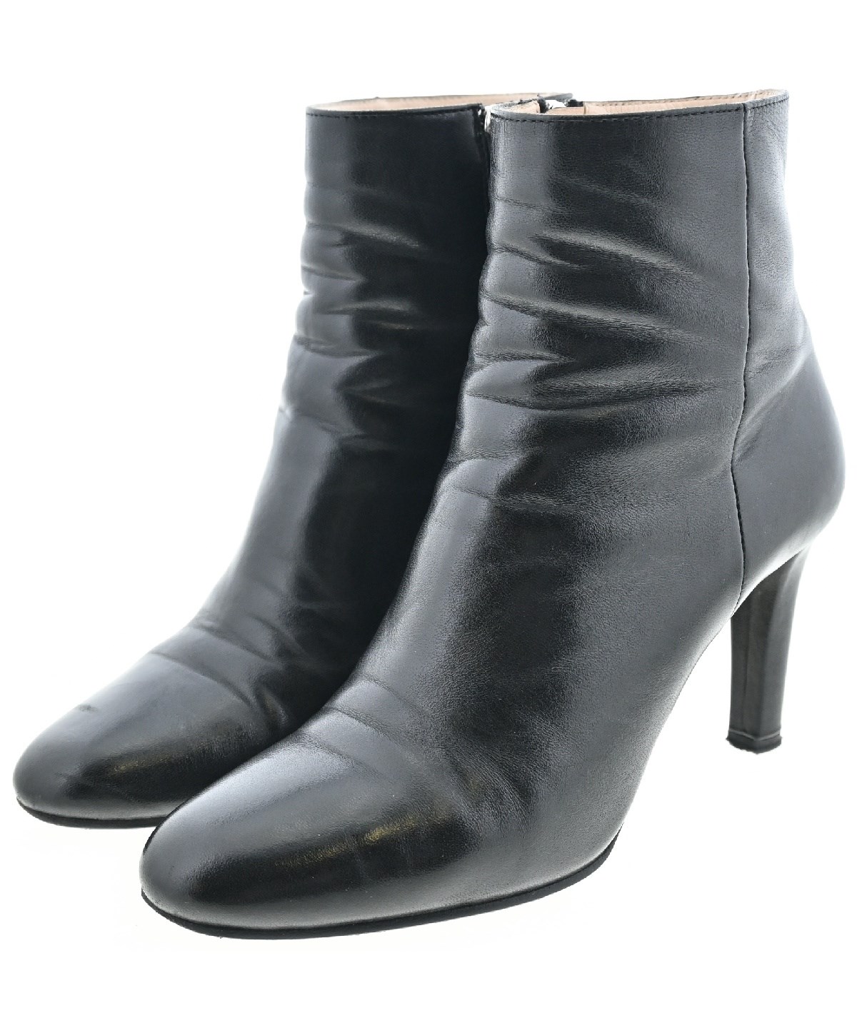 PRADA（プラダ）ブーツ 黒 サイズ:EU37(23.5cm位) レディース