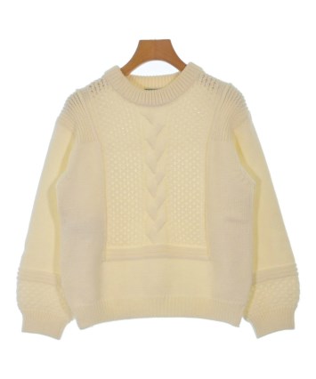 PRADA ニット Sサイズ PRADA（プラダ）ニット・セーター 白 サイズ:38(S位) レディース