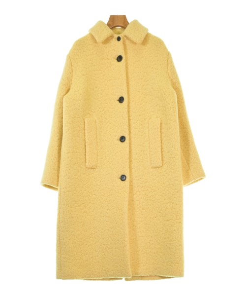 PRADA(プラダ)ステンカラーコート 黄 サイズ:38(S位)/2200672481048