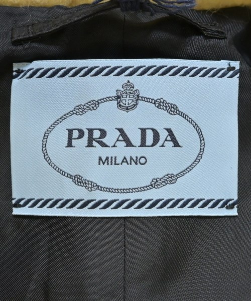 PRADA（プラダ）ステンカラーコート 黄 サイズ:38(S位) レディース/2200672481048