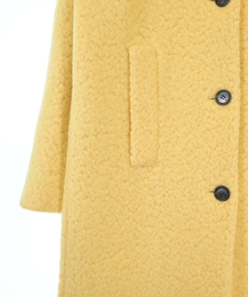 PRADA（プラダ）ステンカラーコート 黄 サイズ:38(S位) レディース/2200672481048