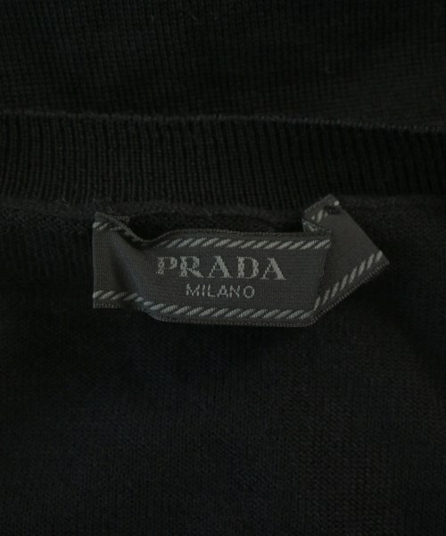 PRADA（プラダ）ニット・セーター 黒 サイズ:54(XXL位) メンズ/2200672481109