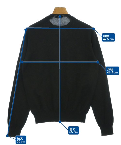 PRADA（プラダ）ニット・セーター 黒 サイズ:46(M位) メンズ/2200672481116