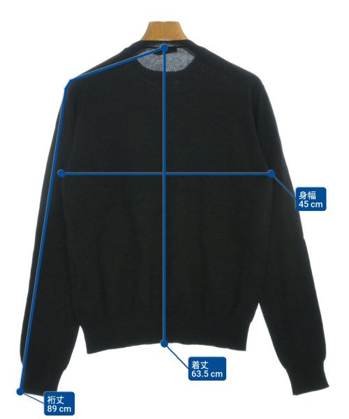 PRADA（プラダ）ニット・セーター 黒 サイズ:44(S位) メンズ/2200672481123