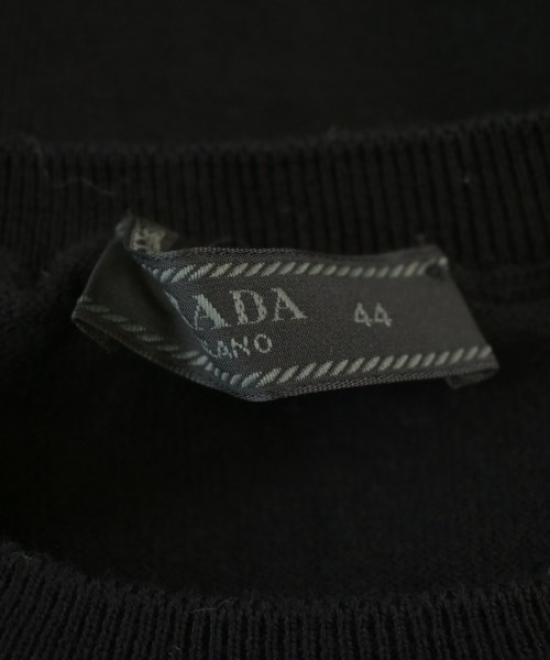 PRADA（プラダ）ニット・セーター 黒 サイズ:44(S位) メンズ/2200672481130