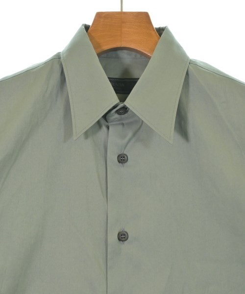 PRADA（プラダ）カジュアルシャツ カーキ サイズ:37(XS位) メンズ/2200672732164